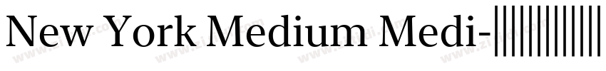 New York Medium Medi字体转换